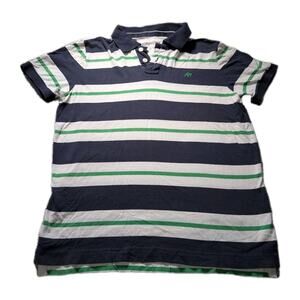 Aeropostale Men's striped Polo Shirts with A87 Logo Size M Y2K Preppy Golf